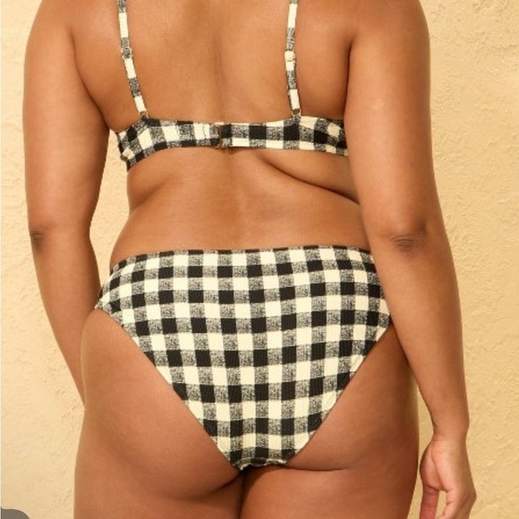 Shade & Shore Plaid Black/White Houndstooth Swim Bottoms NWT XL - Picture 5 of 5